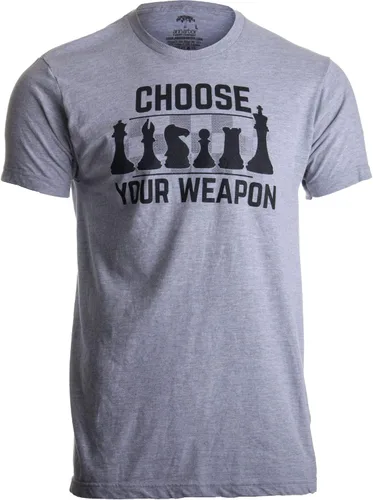 Miniatura 2 de Ajedrez - Elige tu arma Divertido Jugador Club Equipo Juego Humor Camiseta