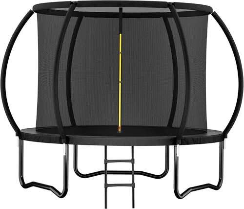 Miniatura 11 de Kiivakii - Trampolines de 8 pies, 10 pies, 12 pies, 14 pies, 16 pies, para exteriores, para niños y adultos, trampolines recreativos con red