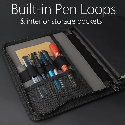 Miniatura 2 de diodrio Cuaderno con tapa de diario con cremallera A5 para Moleskine Cahier LEUCHTTURM Planificadores Cuaderno de bocetos, resistente al agua