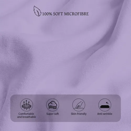 Miniatura 5 de HBHLFZ Sábana Bajera Ajustable Queen, Sábana Inferior Transpirable y Suave - Sábana Ajustable Queen Tamaño con Bolsillos Profundos de 60"x80
