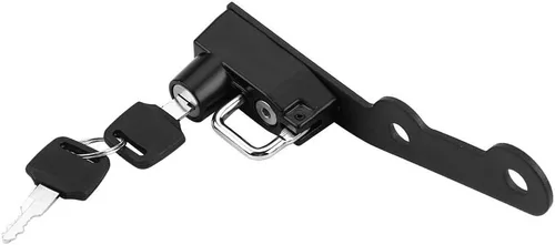 Miniatura 5 de Cerradura para casco de motocicleta, mini gancho de montaje en manillar con 2 llaves, cerradura de seguridad antirrobo para MT-09 FZ-09 FJ-09 XSR900