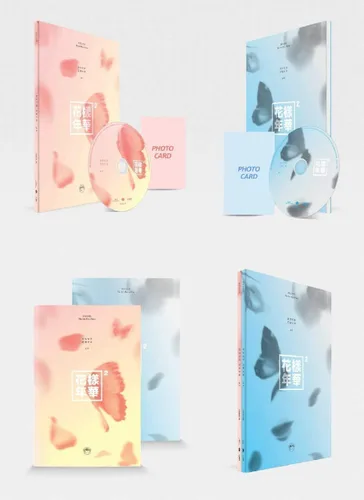 Miniatura 2 de BIG HIT BTS Bangtan Boys - El momento más hermoso de la vida Parte 2 (4º mini álbum) álbum+juego de tarjetas de fotos extra (melocotón ver.)