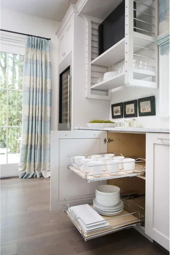 Miniatura 4 de Rev-A-Shelf Estante organizador extraíble de superficie sólida con cierre suave