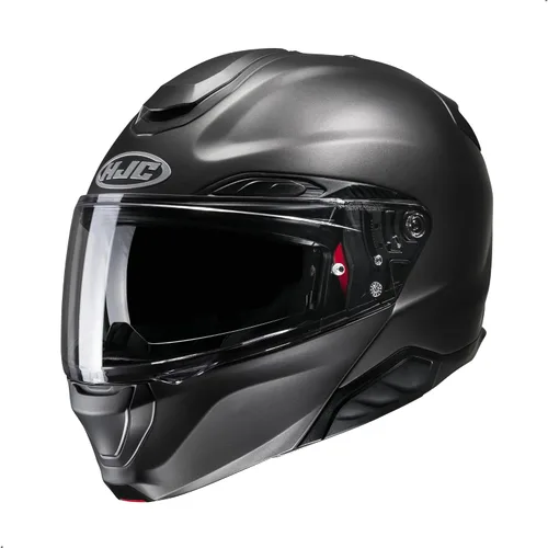 Miniatura 7 de Casco modular sólido para motocicleta HJC RPHA 91 con visor HJ-37 Pinlock, aprobado por DOT (Negro, X-Pequeño)