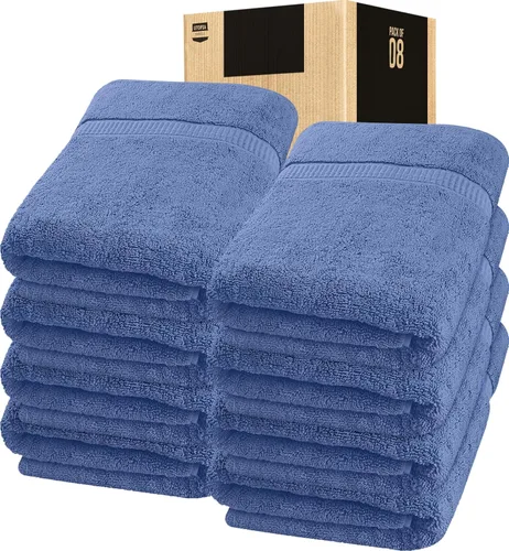 Miniatura 26 de Utopia Towels - Toalla de baño gigante, 2 unidades, 17.69 oz/yd2 (600 gsm), 100% algodón hilado en anillo, altamente absorbentes y de secado rápido