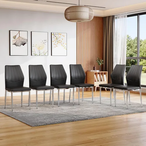 Miniatura 16 de Sillas De Comedor Juego de 4 Sillas De Comedor Juego de 4 Sillas De Comedor para Comedor, Juego de 4 Sillas De Comedor para Comedor, Cocina, Sala