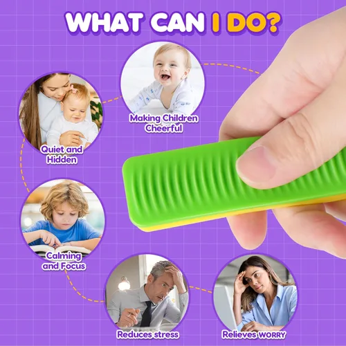 Miniatura 5 de Juguetes sensoriales para niños y adultos: paquete de 8 juguetes de succión texturizados para niños con autismo, calmantes - pegatinas sensoriales