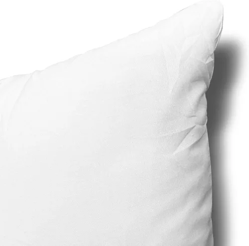 Miniatura 6 de EDOW Juego de 2 almohadas ligeras de poliéster alternativo al plumón, cojín de sofá, relleno de funda, lavable a máquina (blanco, 12 x 20 pulgadas)