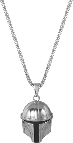 Miniatura 3 de Star Wars Stainless Steel Necklaces for Men, Character Pendant Designs, 22" Box Chain