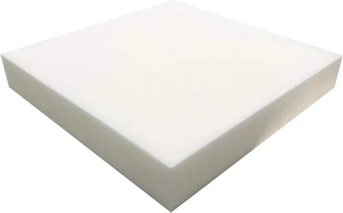 Foamma 1 paquete de espuma de tapicería de alta densidad de 2 x 18 x 18 pulgadas, cojín cuadrado de espuma para sillas de comedor, reemplazo de