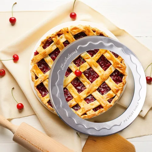 Miniatura 4 de Mrs. Anderson Escudo Protector de Corteza para Tartas, Se Ajusta a Platos de Tarta de 9.5 Pulgadas y 10 Pulgadas