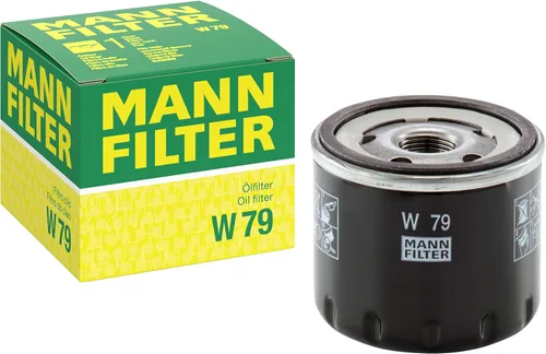 MANN-FILTER W 79 Filtro de aceite - CARS + TRANSPORTERS, negro