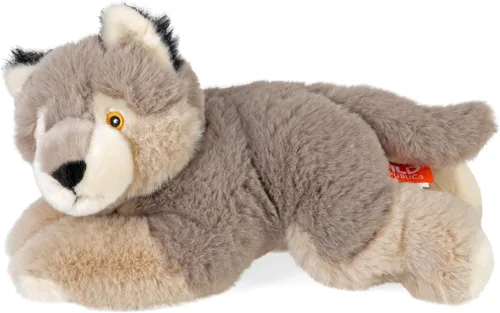 Miniatura 2 de Wild Republic EcoKins - Mini lobo de peluche de 8 pulgadas, regalos ecológicos para niños, juguete de peluche, hecho a mano con 7 botellas de agua