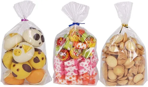 Miniatura 8 de 100 bolsas de celofán plano transparente de 6 x 8 pulgadas (1.2 mil) para cestas de regalo, recuerdos de fiesta y manualidades