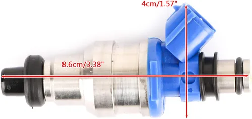 Miniatura 4 de Inyectores de combustible aptos para Mazda MX-6 2.2L I4 1990-1992, Miata 1.6/1.8L I4 1990-1995,929 3.0L V6 1990-1991,626 2.2L I4 1990-1992, MX-3