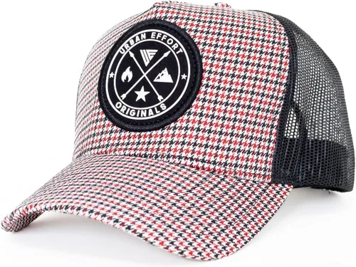 Miniatura 13 de Urban Effort Gorra trasera de malla, para hombres y mujeres, gorra de béisbol de 5 paneles, gran cierre a presión para caza y senderismo