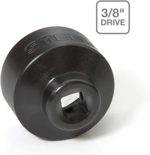 Miniatura 2 de Steelman 32 mm de perfil bajo, llave de filtro de aceite para GM, Saturn, Saab, Chevrolet y otros, 3/8 de pulgada de transmisión