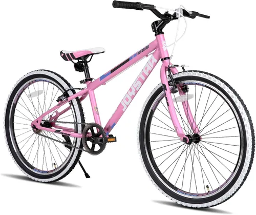 Miniatura 10 de JOYSTAR Lubbock 20 24 Inch Kids Bike for Boys & Girls Ages 7-12 Years Hardtail Mountain Bike for Kids with 1-Speed/7-Speed Drivetrain, White Wall