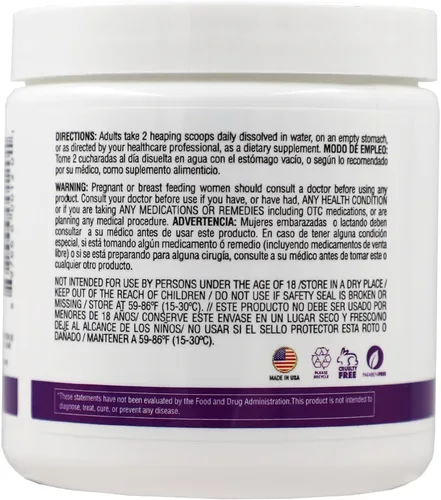 Miniatura 8 de Colageína 10, Polvo de colágeno hidrolizado con ácido hialurónico, Mejora la apariencia de la piel, ayuda al crecimiento del cabello, uñas más