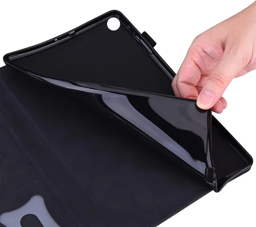 Miniatura 6 de Funda tipo folio para Amazon Fire Max 11 2023 (13ª generación), piel sintética, soporte multiángulo, carcasa trasera de poliuretano termoplástico