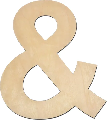 Miniatura 54 de Letra M de madera de 12 pulgadas de grosor, letra de madera grande sin terminar de 1/4 de pulgada de grosor para decoración de pared del hogar