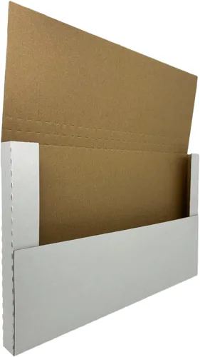 Miniatura 8 de Paquete de 200 sobres de cartón de 11 1/8 pulgadas x 8 5/8 pulgadas x 2 pulgadas, cajas de envío fáciles de plegar, tamaño carta ajustable en altura