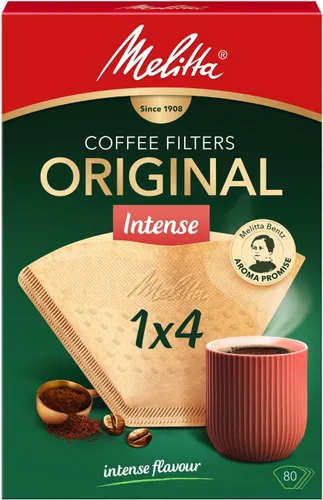 Melitta Paquete de 80 filtros, blanco