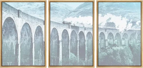 Miniatura 10 de 3 paneles de lienzos para pared wall26