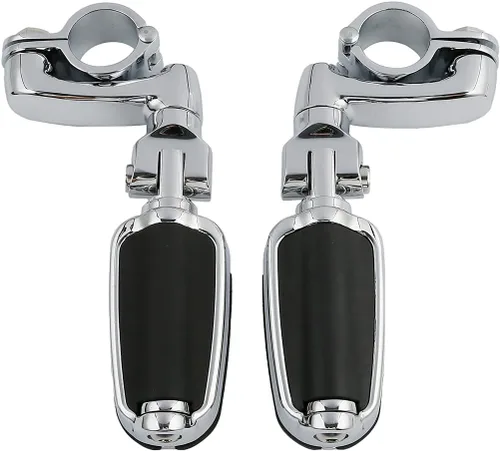 Miniatura 47 de TCT-MOTORPARTS Soportes de clavijas de pie de barra de carretera negro para Harley Touring 22/25/32/1.378 in