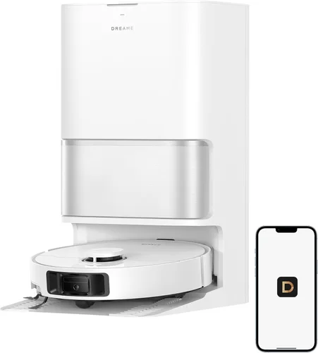 Miniatura 12 de DREAME L40s Ultra CE Robot Aspiradora y Trapeador Combo con base de autovaciado, succión de 13,000 Pa, trapeador autolimpiante y elevación Blanco