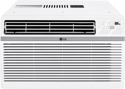 LG 8,000 Aire acondicionado de ventana, 115 V, 350 pies cuadrados. (14' x 25' Tamaño de habitación), Funcionamiento silencioso, Control electrónico
