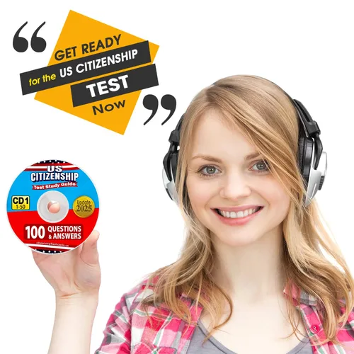 Miniatura 2 de US Citizenship Test Study Guide 20 Audio -2 Discs- Official 100 Uscis - 100 Questions and Answers Usa Naturalization Civic Question