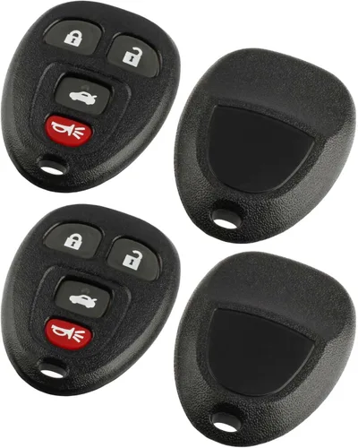 Miniatura 2 de Juego de 2 fundas y almohadilla para control remoto de entrada sin llave para Buick Allure Lacrosse/Chevy Cobalt Malibu/Pontiac G5 G6 Grand Prix