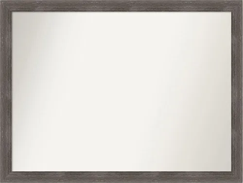 Miniatura 193 de Amanti Art Espejo personalizado, espejo de baño gris plomo a rayas, espejo de pared o espejo de tocador de baño sobre el fregadero