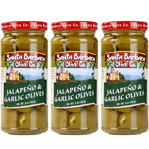 Miniatura 6 de Aceitunas Rellenas de Queso Feta Santa Barbara 10 oz, Paquete de 2