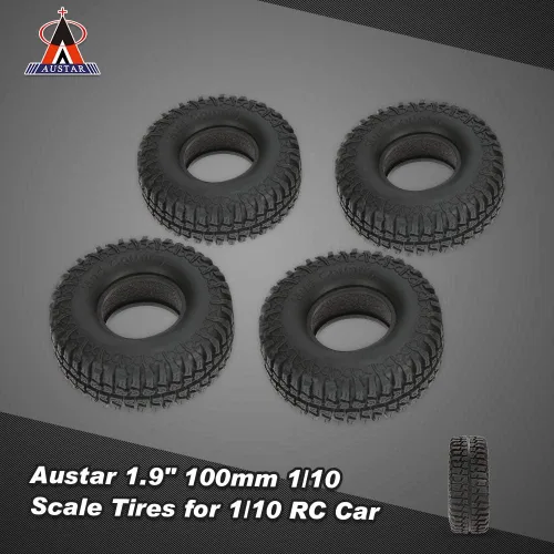 Miniatura 2 de Goolsky 4 neumáticos Austar 1.9 "3.937 in escala 1/10 para 1/10 RC4WD D90 Axial SCX10 RC Rock Crawler