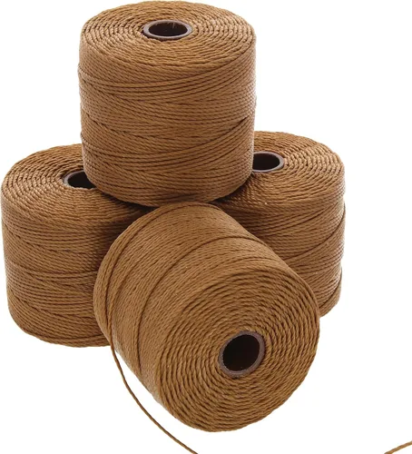 Miniatura 71 de The Beadsmith S-Lon Cordón para Cuentas – Cordón de Nylon Torcido de 0.5 mm para Ensartar, Paquete de 4, Mezcla de Neutrales Fríos, TEX210, 77