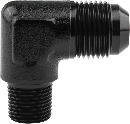 Miniatura 28 de EVIL ENERGY Adaptador de ajuste de 6AN a 3/8" NPT macho de 90 grados, aluminio