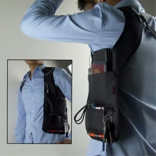Miniatura 7 de Bolsa de hombro oculta multiusos mejorada para las axilas