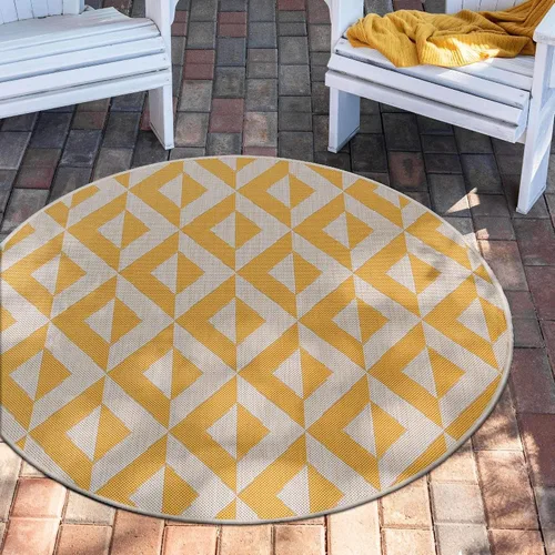 Miniatura 24 de Unique Loom Jill Zarin Outdoor Collection - Alfombra rectangular (2 pies 2 pulgadas x 3 pies 1 pulgadas, rectangular, beige y marrón)