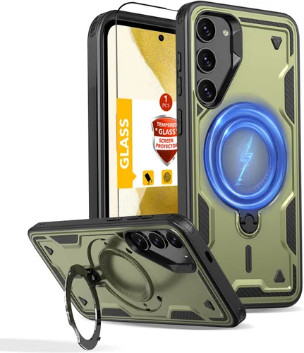 Miniatura 52 de Funda magnética para Google Pixel 9A compatible con cargador inalámbrico MagSafe, para Pixel 9A, funda de teléfono integrada de 360 °, con 2