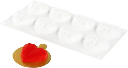 Miniatura 15 de Pastry Tek - Moldes para paletas de 4 cavidades, 10 moldes rectangulares para tartas, flexibles, congelables, de silicona blanca, fáciles