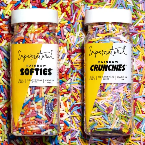 Miniatura 7 de Supernatural All Natural Sprinkles Juego de Navidad Sin Colorantes, Sin Colorantes Artificiales, Sin Soja, Sin Gluten, Vegano y Espolvoreados