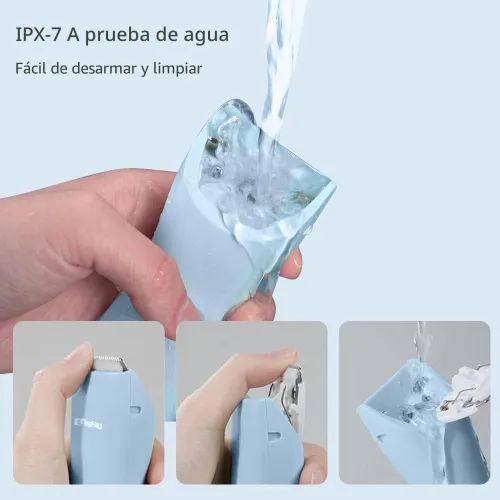 Miniatura 3 de Cortapelos para bebés, recortadora de pelo profesional silenciosa para niños y niños pequeños, máquina de corte de pelo inalámbrica impermeable