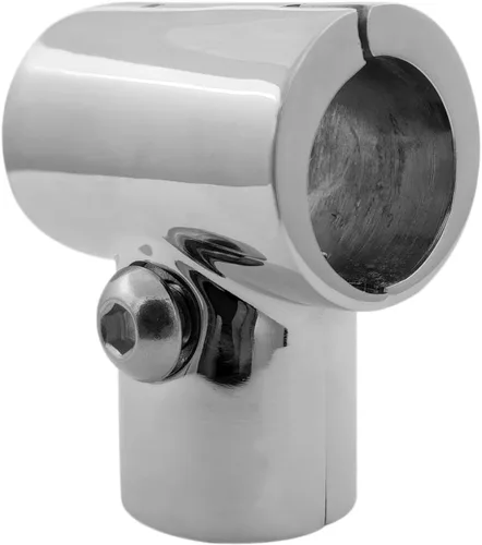 Miniatura 3 de 316SS - Barandilla de mano para barco resistente, pulido de 90 grados T/T con bisagra/montaje dividido para tubo o tubo de 7/8 pulgadas