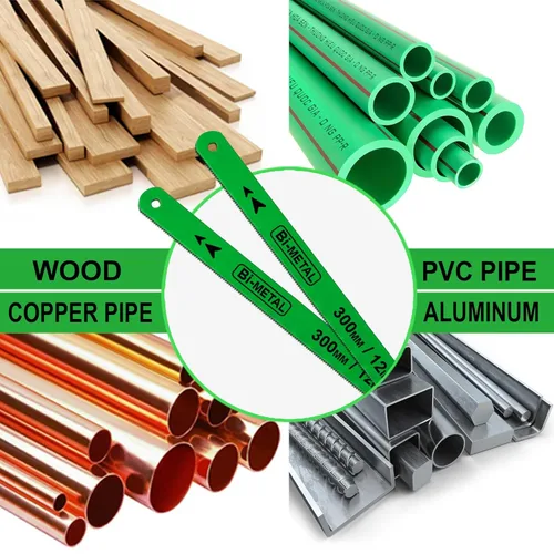 Miniatura 6 de Cuchillas de repuesto para sierra para metales de 12 pulgadas, hojas de sierra bimetálicas de acero de alta velocidad – Hojas de sierra HSS 32TPI