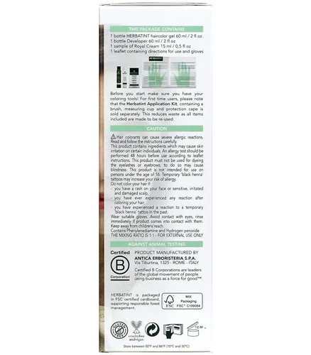 Miniatura 2 de Herbatint Gel permanente para teñir el cabello a base de hierbas 8N Rubio Claro - 4.6 fl oz