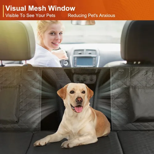 Miniatura 3 de Vailge Funda de asiento de coche para perro, hamaca para asiento trasero de automóvil, funda de asiento no inflable para asiento trasero, protector