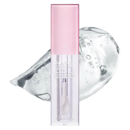 ELROEL Blanc Essential Aceite Labial - Maquillaje de Brillo Labial Coreano Hidratante y Humectante de 50HR con 6 Extractos Botánicos - Esencia Clara