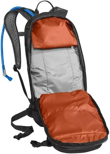Miniatura 4 de CamelBak M.U.L.E. Mochila de hidratación para bicicleta de montaña, ajuste estable con depósito Crux de 100 onzas, color negro